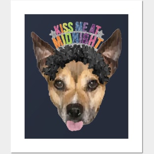 Kiss Me At Midnight Dog Posters and Art